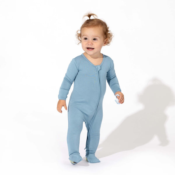 oasis-teal-bamboo-convertible-footie-bellabu-bear - Sophia's Style The "All in One-sie"-1